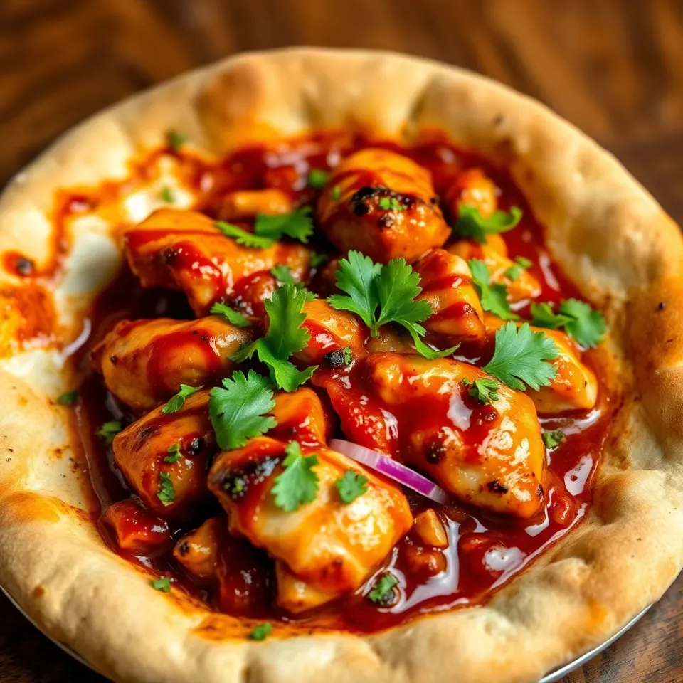 California BBQ Chicken Pizza